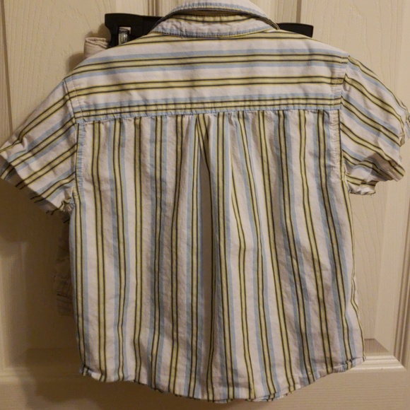 Toddler Gap/Old Navy, linen shorts & button-up top - Picture 3 of 4